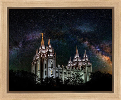 Salt Lake Temple Milky Way