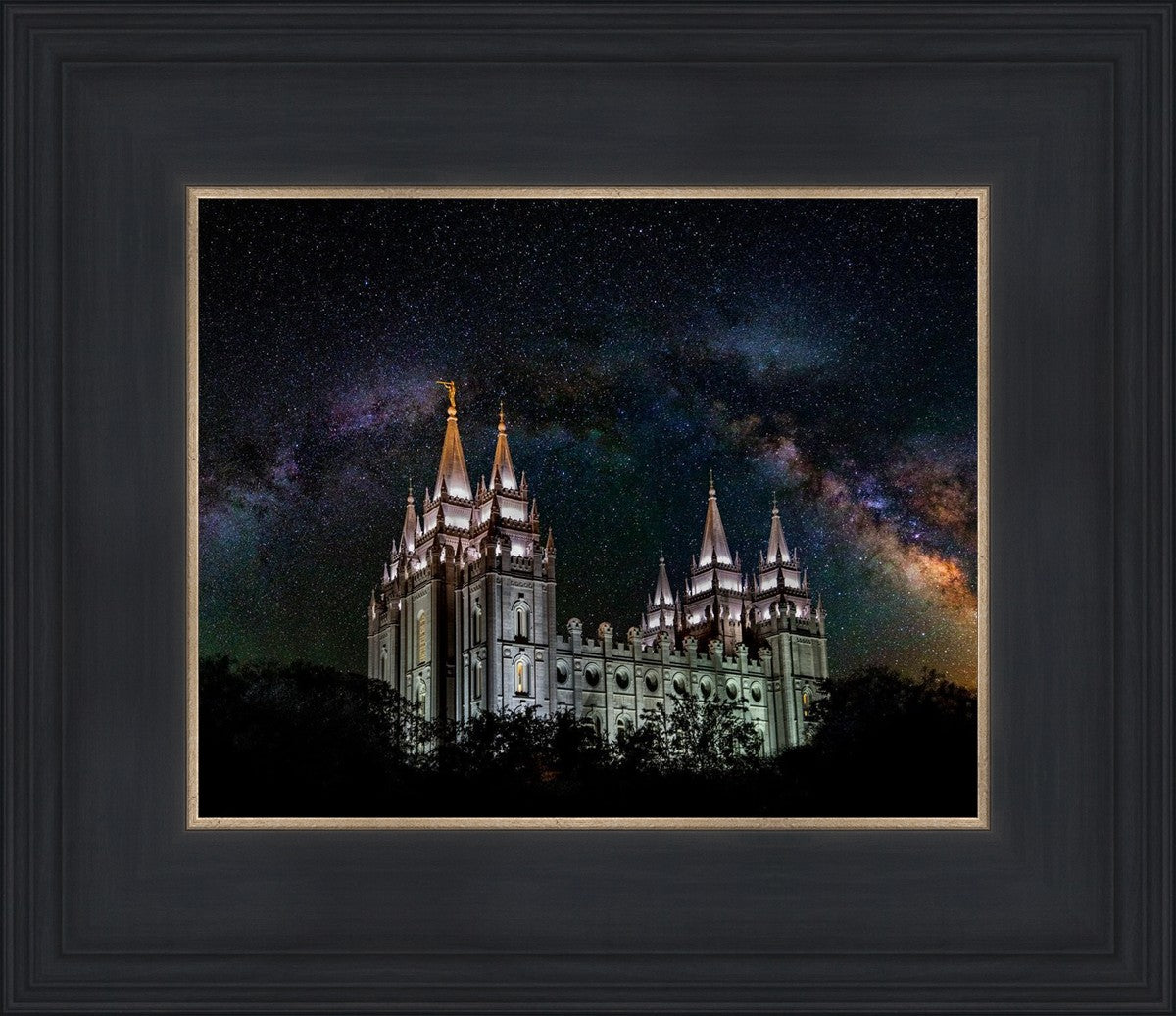 Salt Lake Temple Milky Way