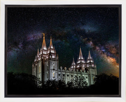 Salt Lake Temple Milky Way