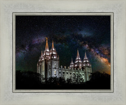 Salt Lake Temple Milky Way