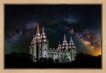 Salt Lake Temple Milky Way