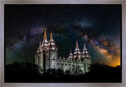 Salt Lake Temple Milky Way