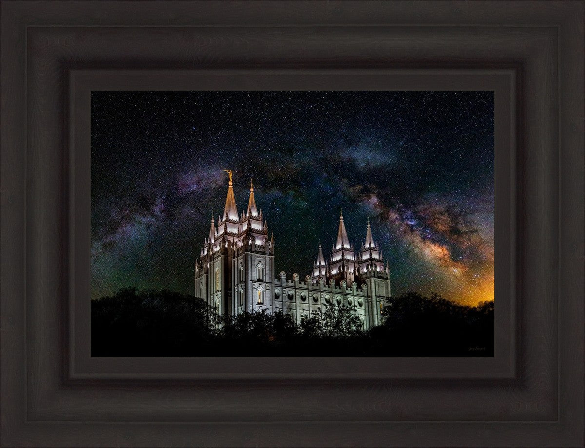Salt Lake Temple Milky Way