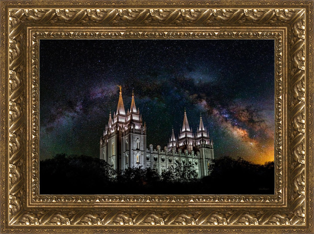 Salt Lake Temple Milky Way