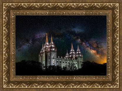 Salt Lake Temple Milky Way