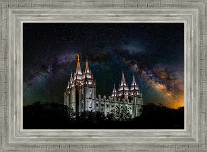 Salt Lake Temple Milky Way