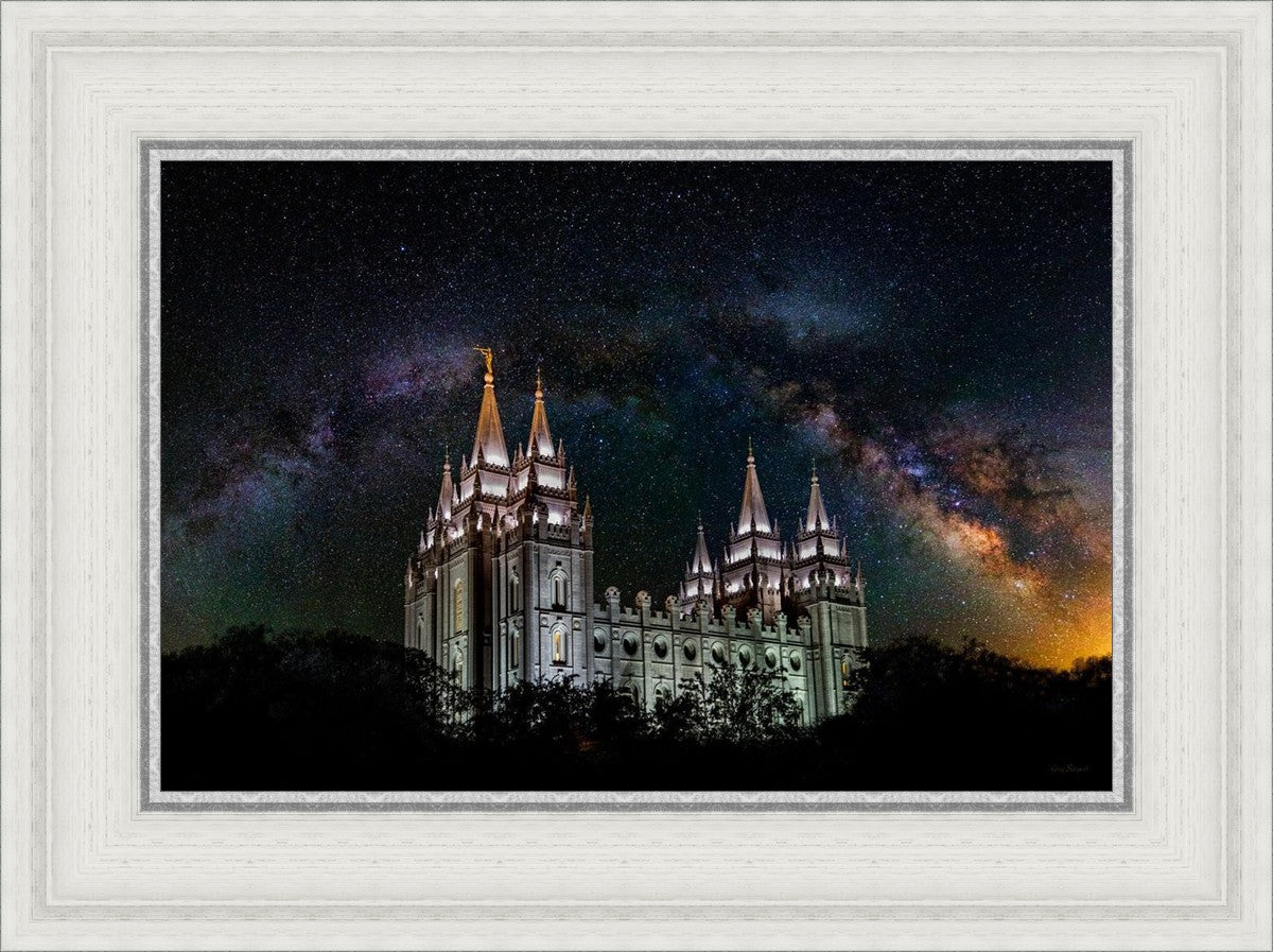 Salt Lake Temple Milky Way