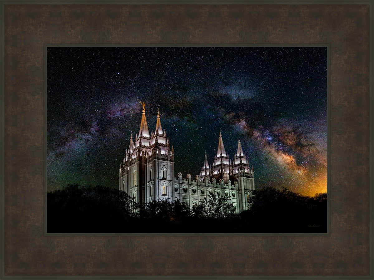Salt Lake Temple Milky Way