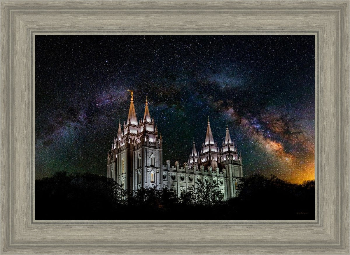 Salt Lake Temple Milky Way