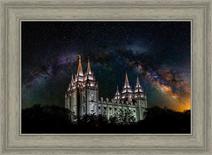 Salt Lake Temple Milky Way