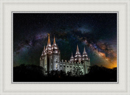 Salt Lake Temple Milky Way
