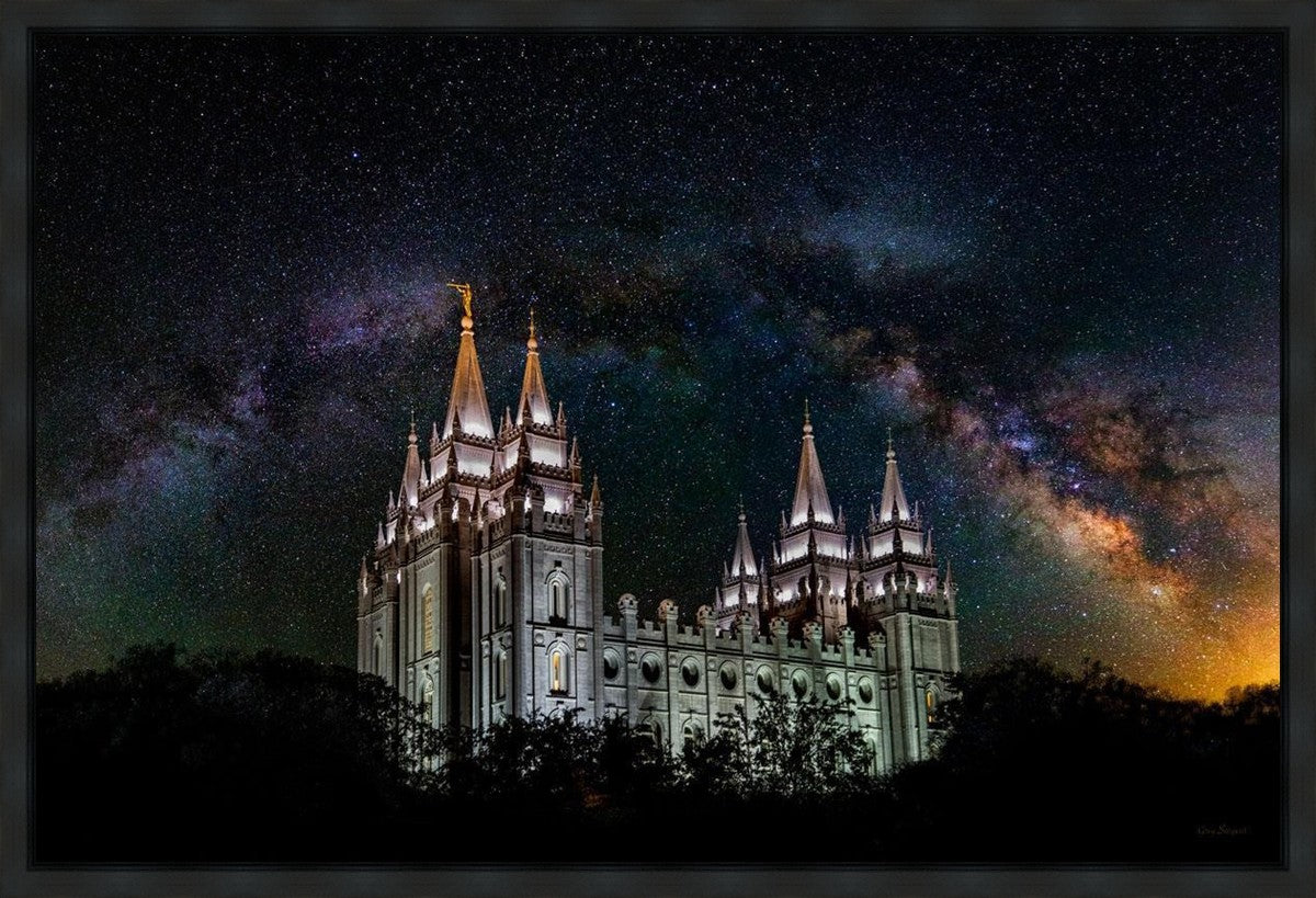 Salt Lake Temple Milky Way