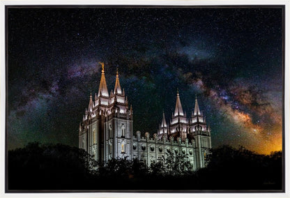 Salt Lake Temple Milky Way