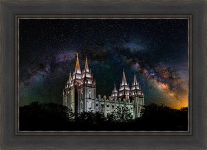 Salt Lake Temple Milky Way