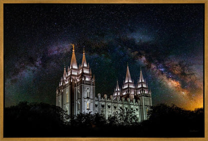 Salt Lake Temple Milky Way