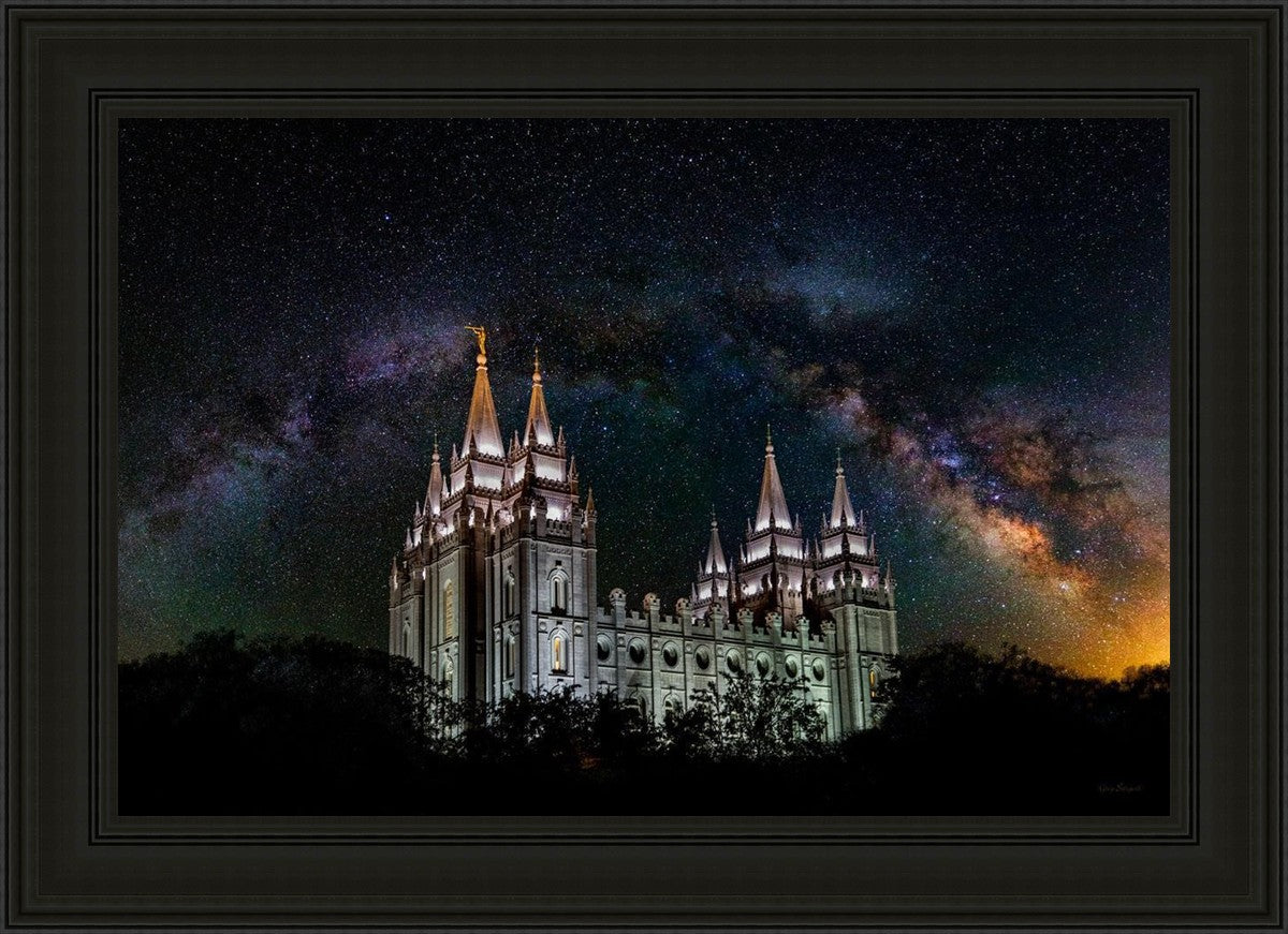 Salt Lake Temple Milky Way