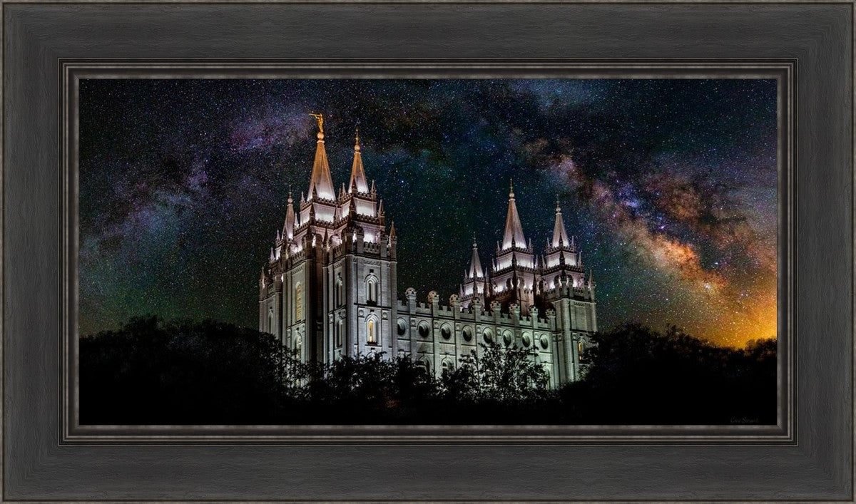 Salt Lake Temple Milky Way