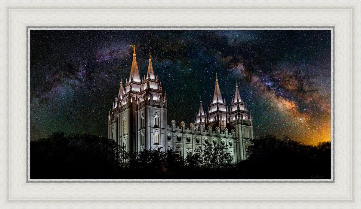 Salt Lake Temple Milky Way