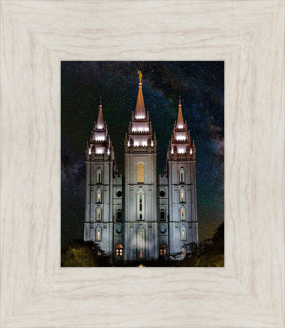 Salt Lake Temple Milky Way Vertical