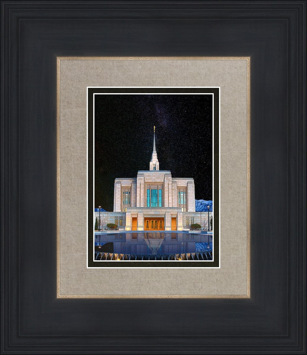 Ogden Temple Milky Way