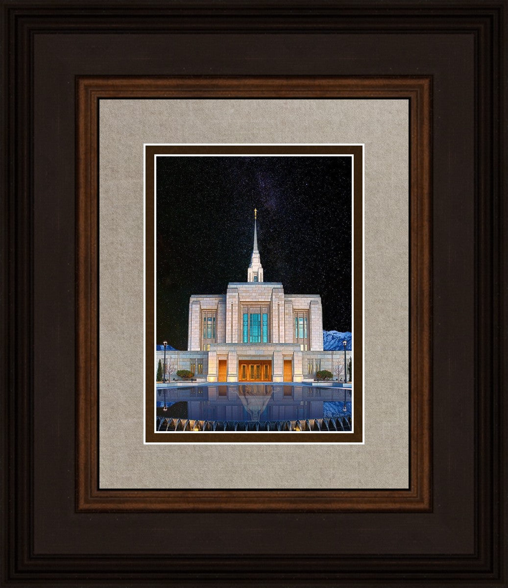 Ogden Temple Milky Way