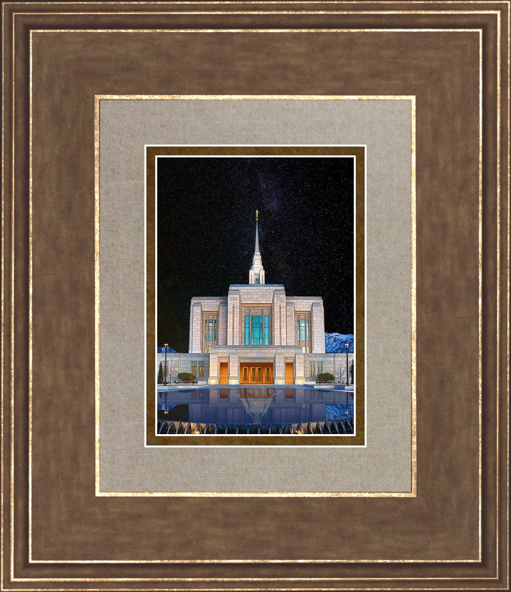 Ogden Temple Milky Way