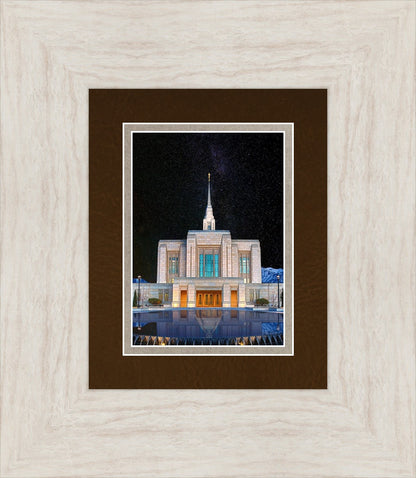 Ogden Temple Milky Way