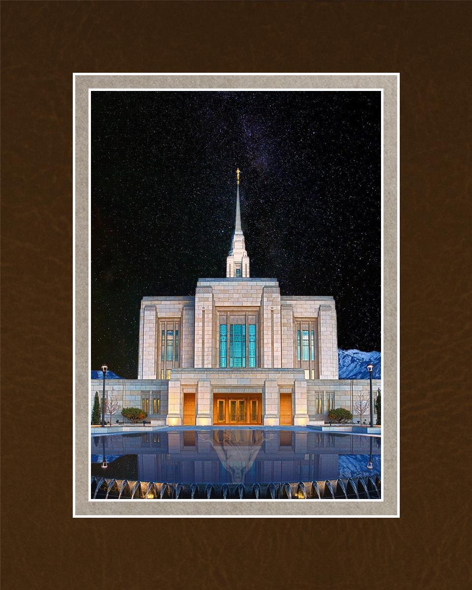 Ogden Temple Milky Way