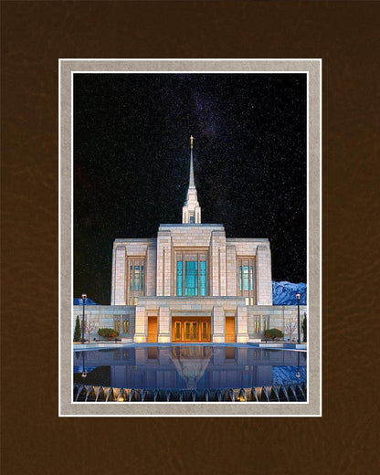 Ogden Temple Milky Way