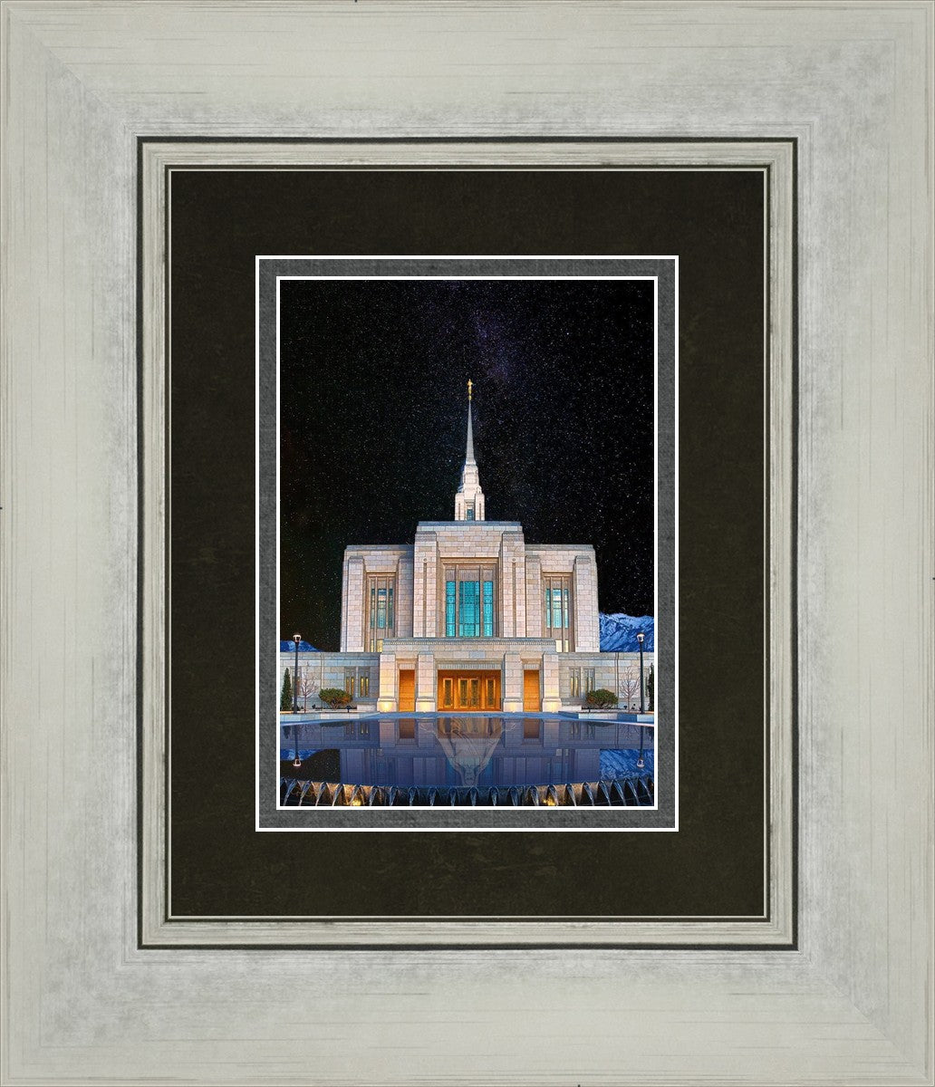 Ogden Temple Milky Way