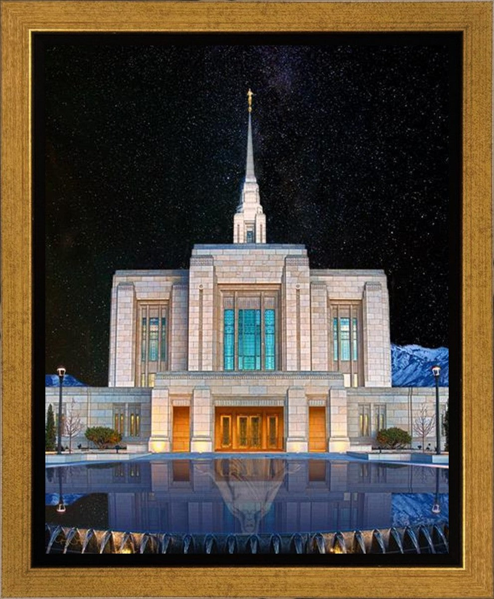 Ogden Temple Milky Way