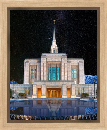 Ogden Temple Milky Way