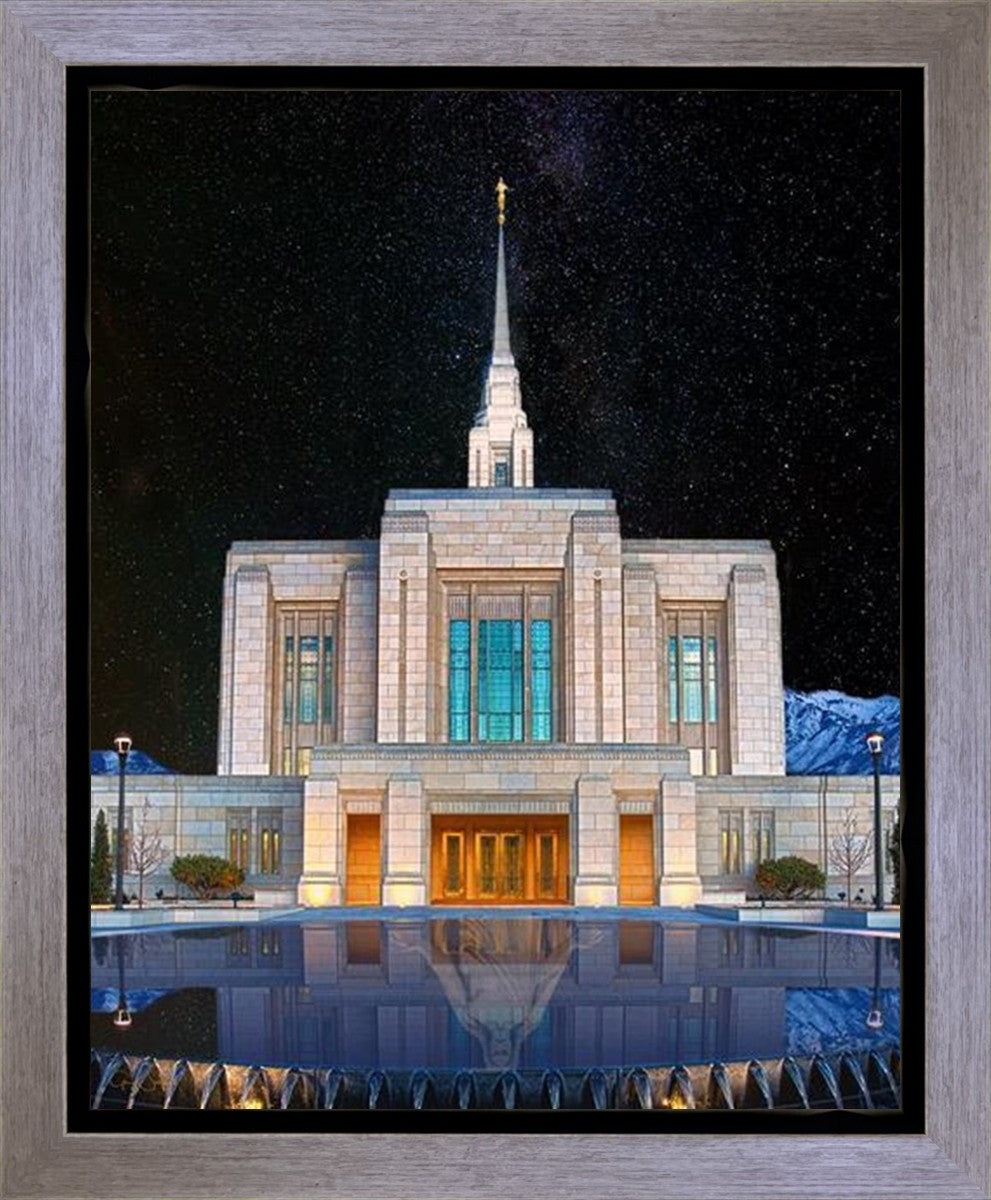 Ogden Temple Milky Way