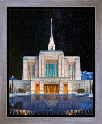 Ogden Temple Milky Way