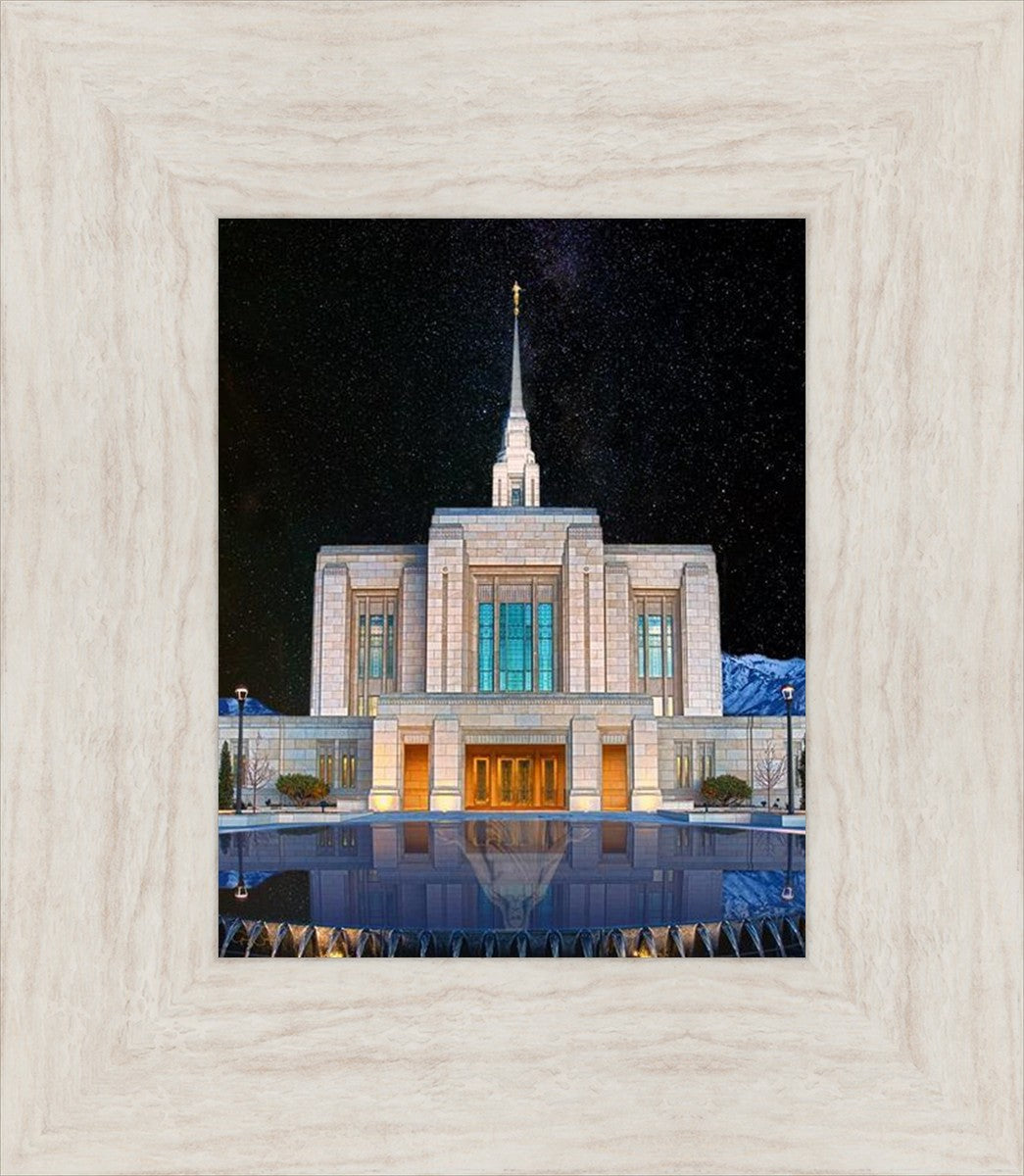 Ogden Temple Milky Way