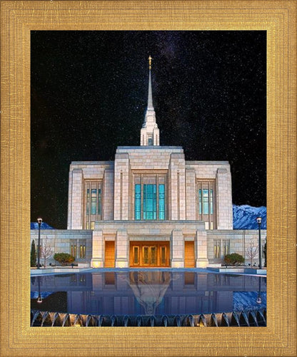 Ogden Temple Milky Way