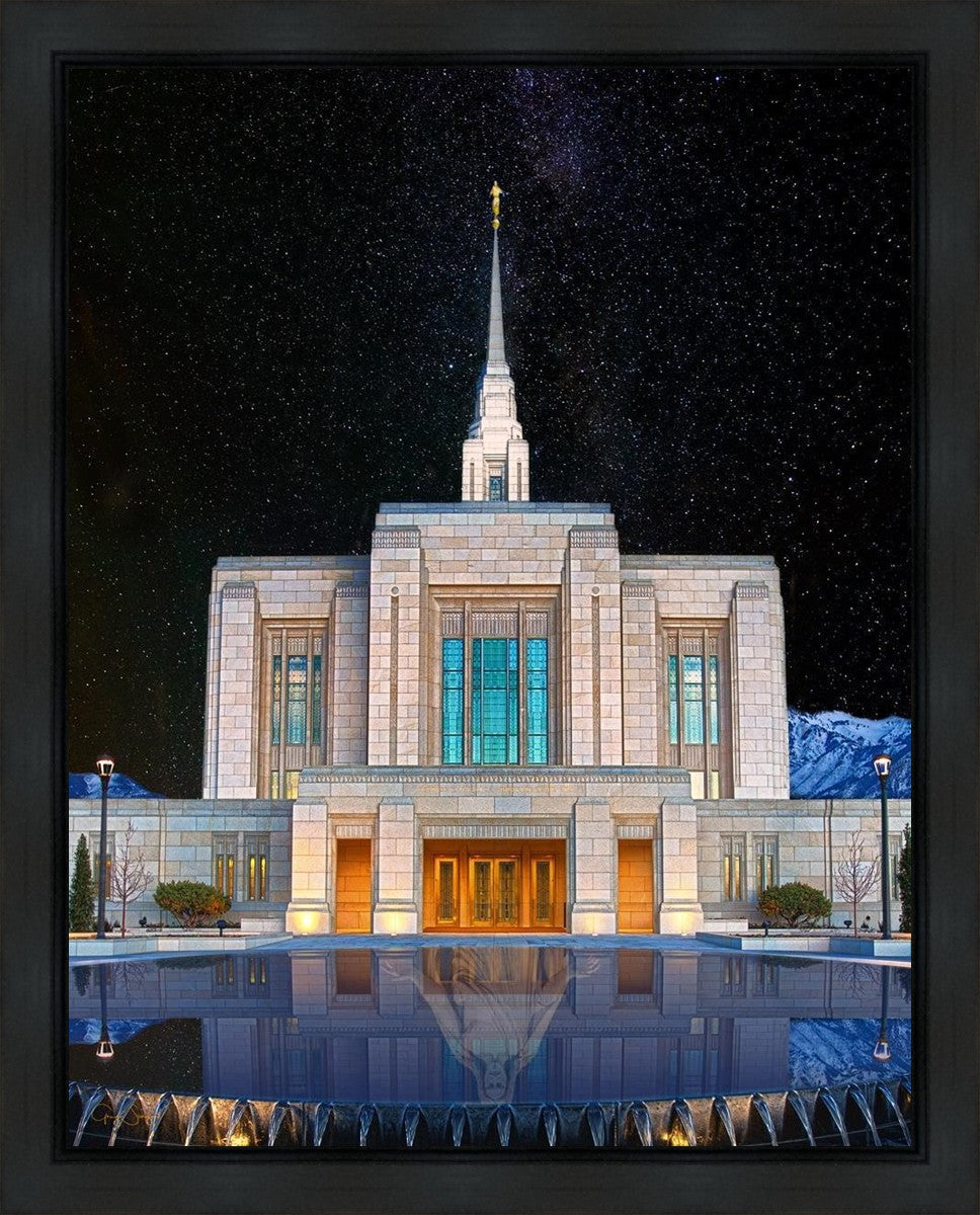 Ogden Temple Milky Way