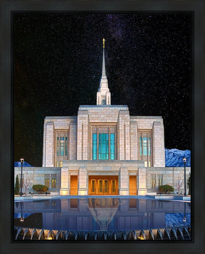 Ogden Temple Milky Way