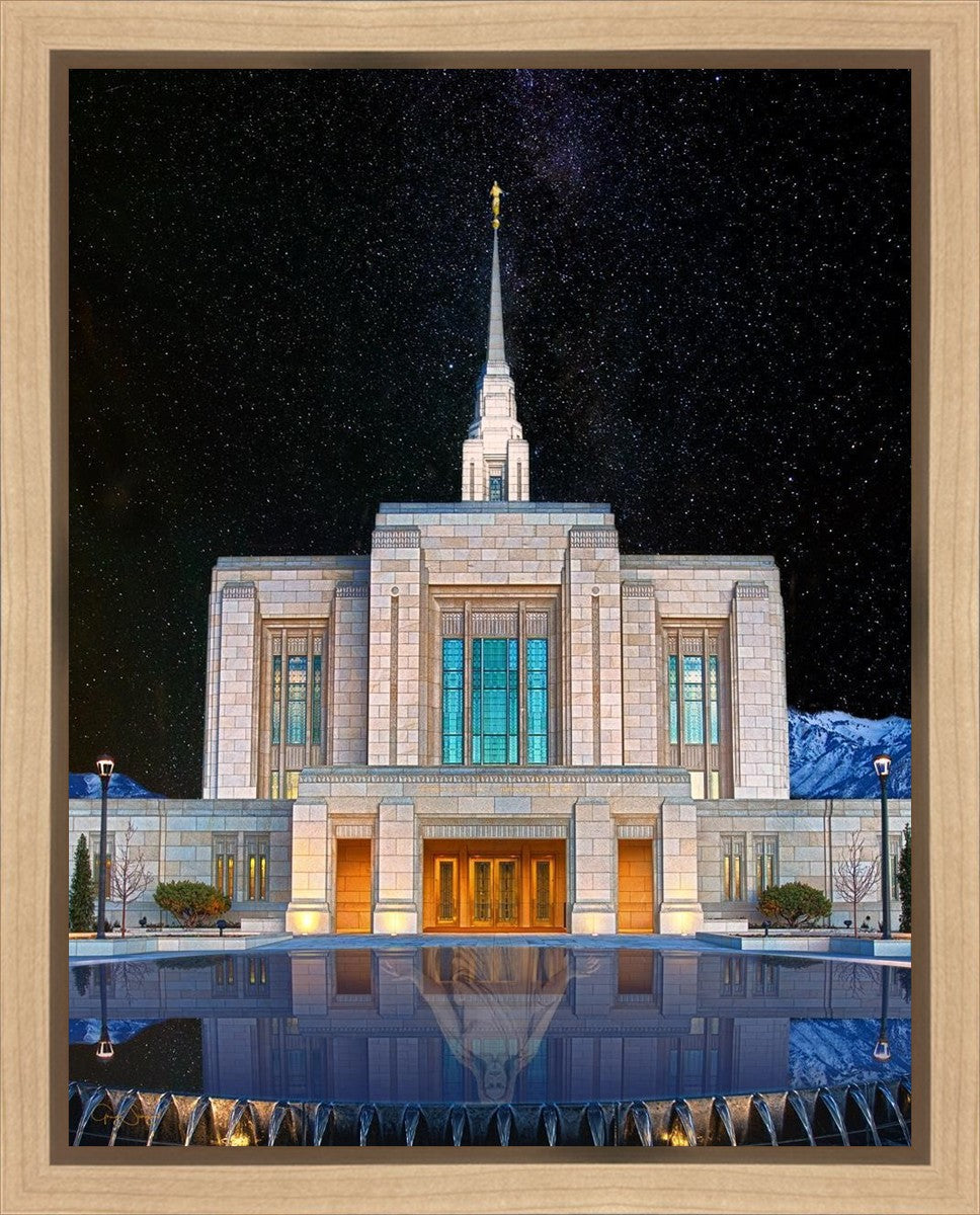 Ogden Temple Milky Way