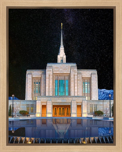 Ogden Temple Milky Way