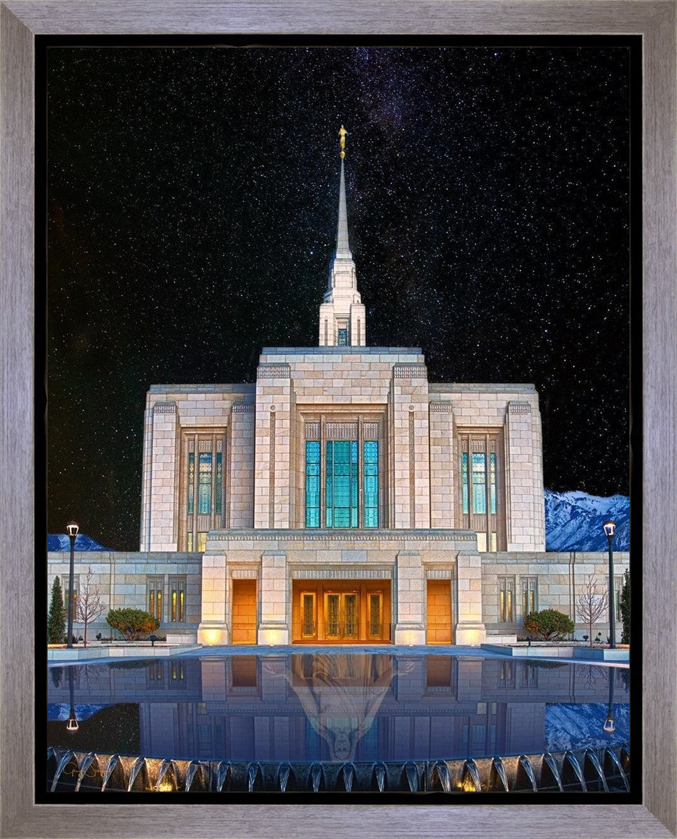 Ogden Temple Milky Way