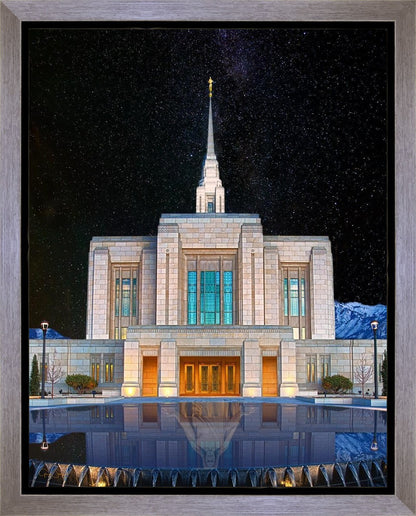 Ogden Temple Milky Way