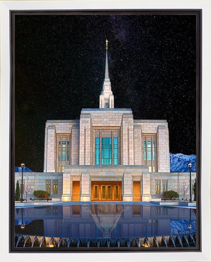Ogden Temple Milky Way