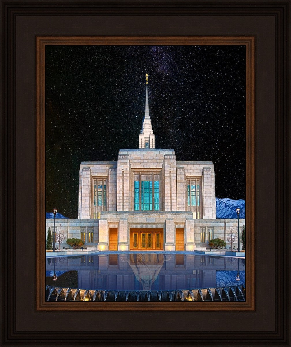 Ogden Temple Milky Way