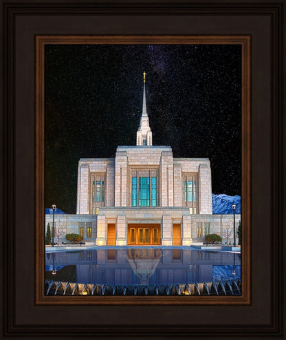 Ogden Temple Milky Way