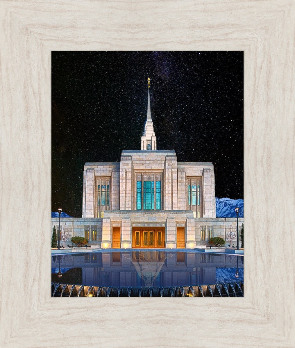 Ogden Temple Milky Way