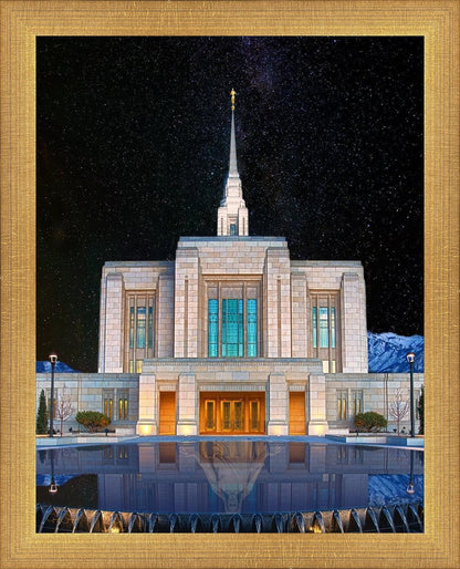 Ogden Temple Milky Way