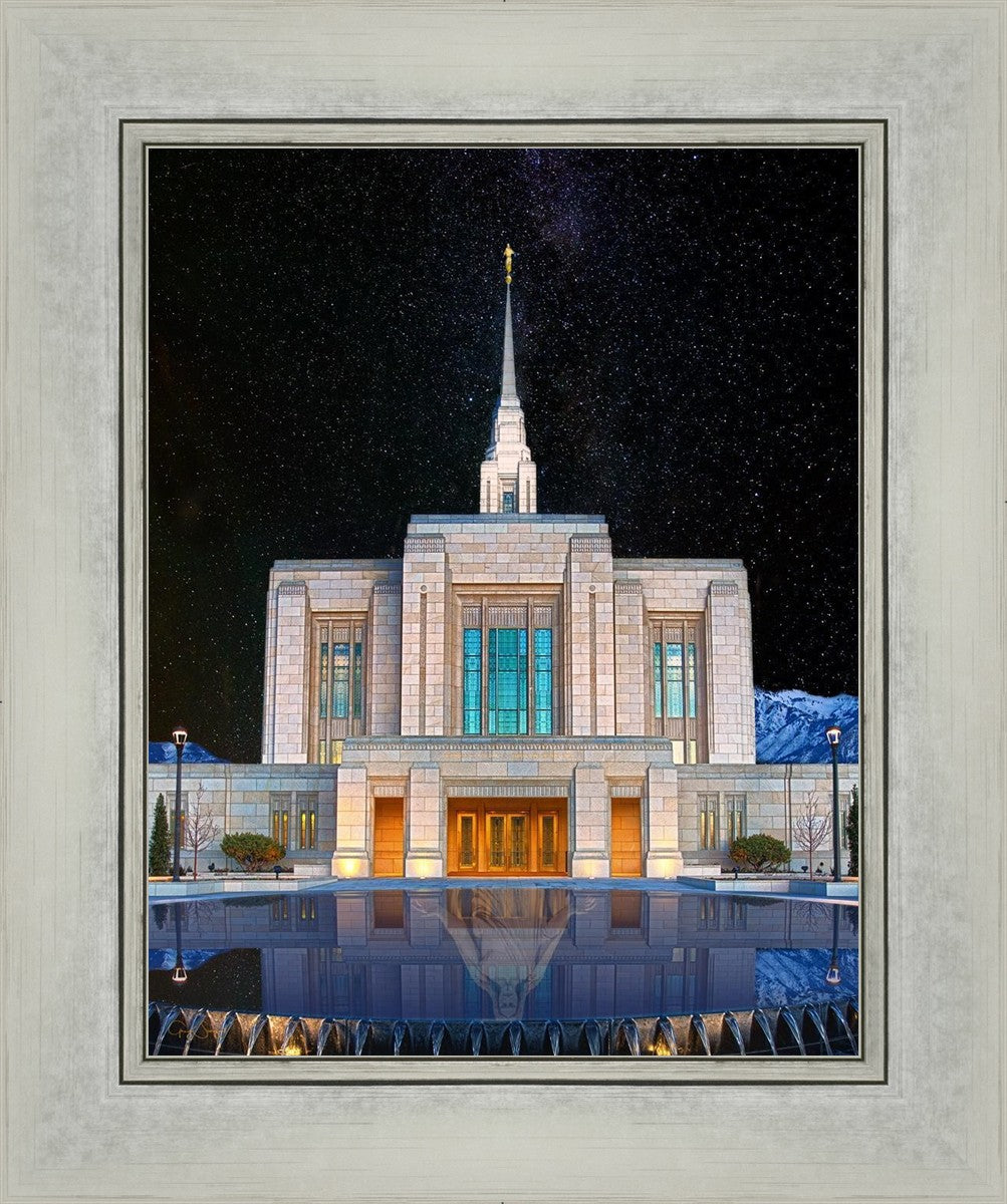 Ogden Temple Milky Way