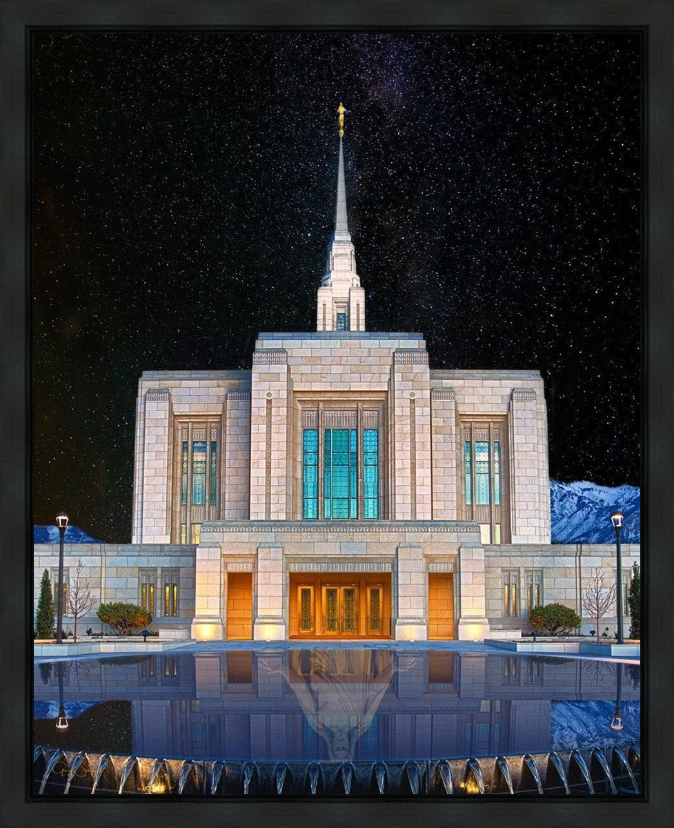 Ogden Temple Milky Way
