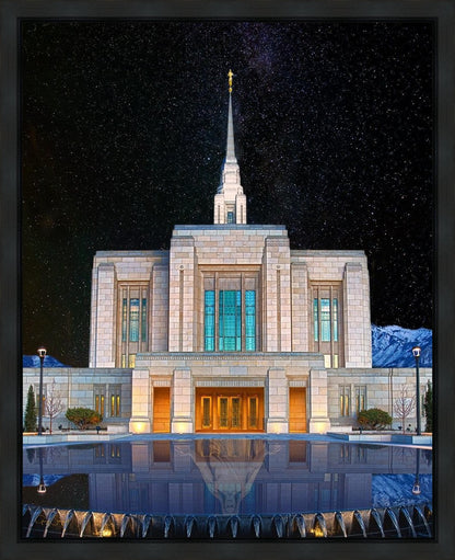 Ogden Temple Milky Way